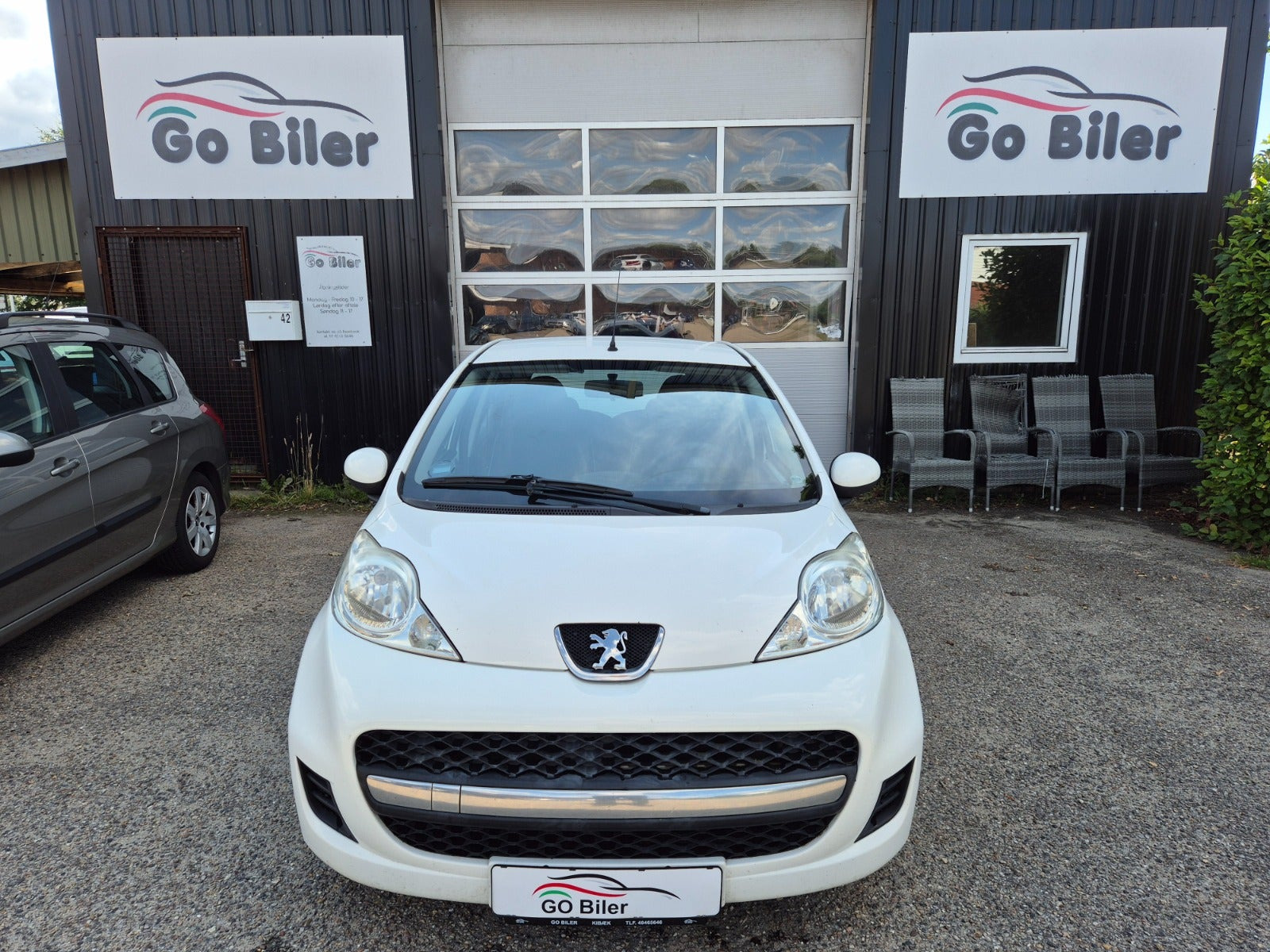 Grøn Peugeot 107 fra 2010