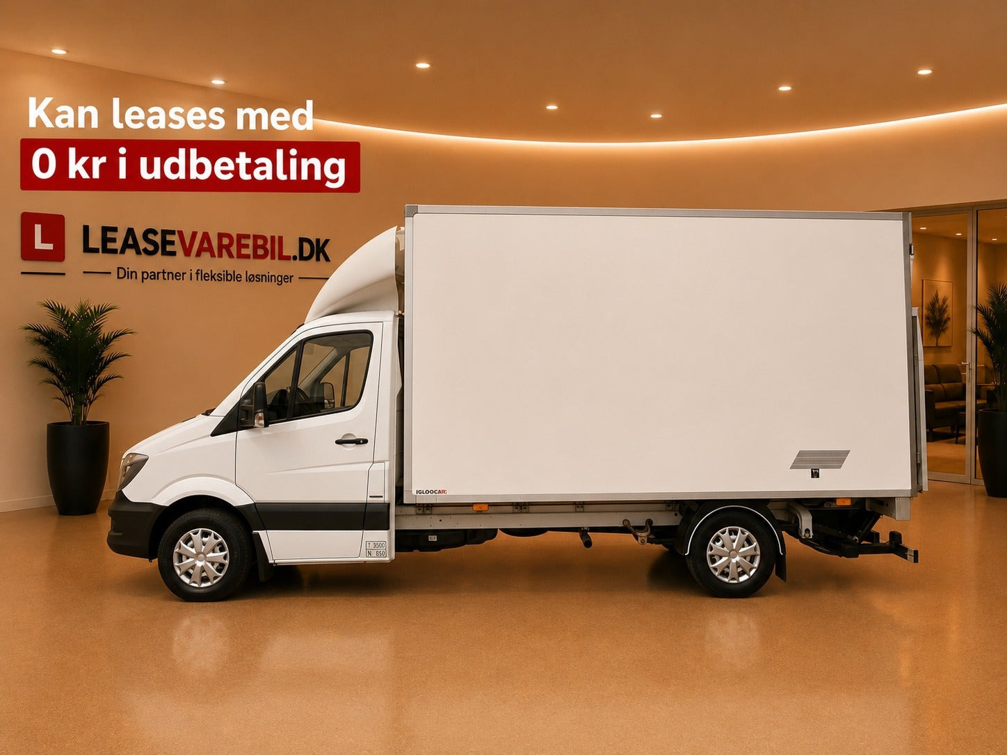 Hvid Mercedes Sprinter 316 fra 2017
