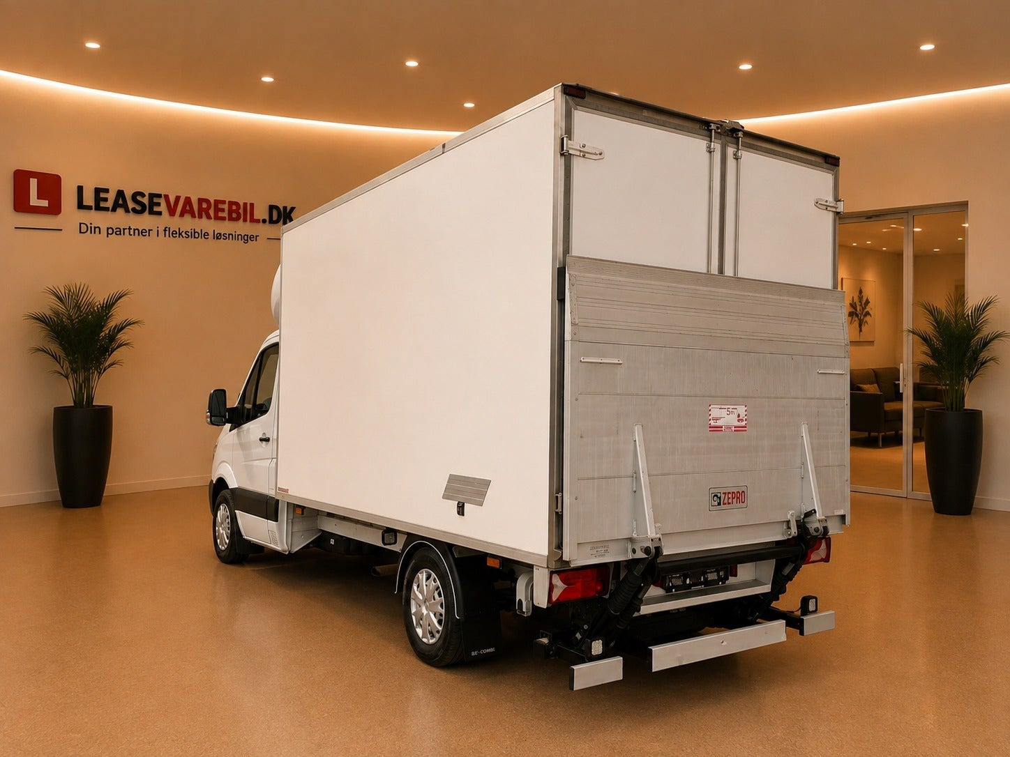 Hvid Mercedes Sprinter 316 fra 2017