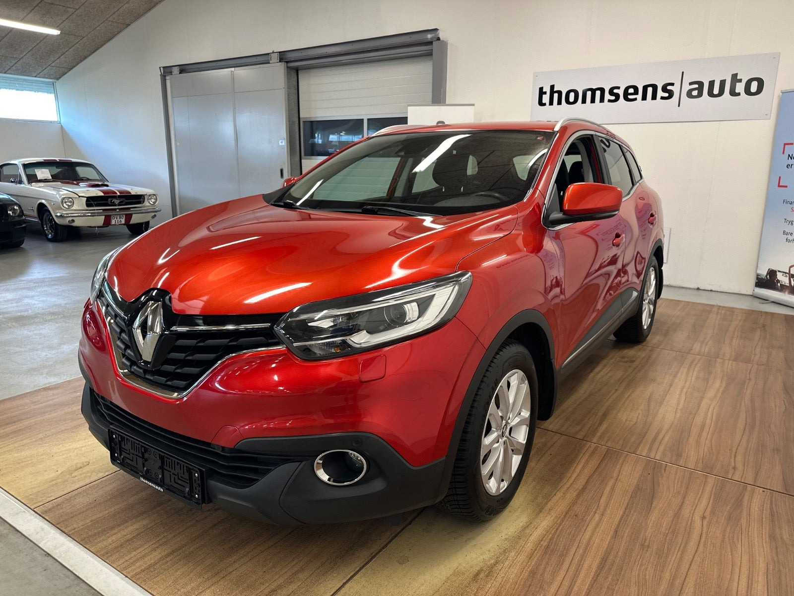 Rød Renault Kadjar fra 2016