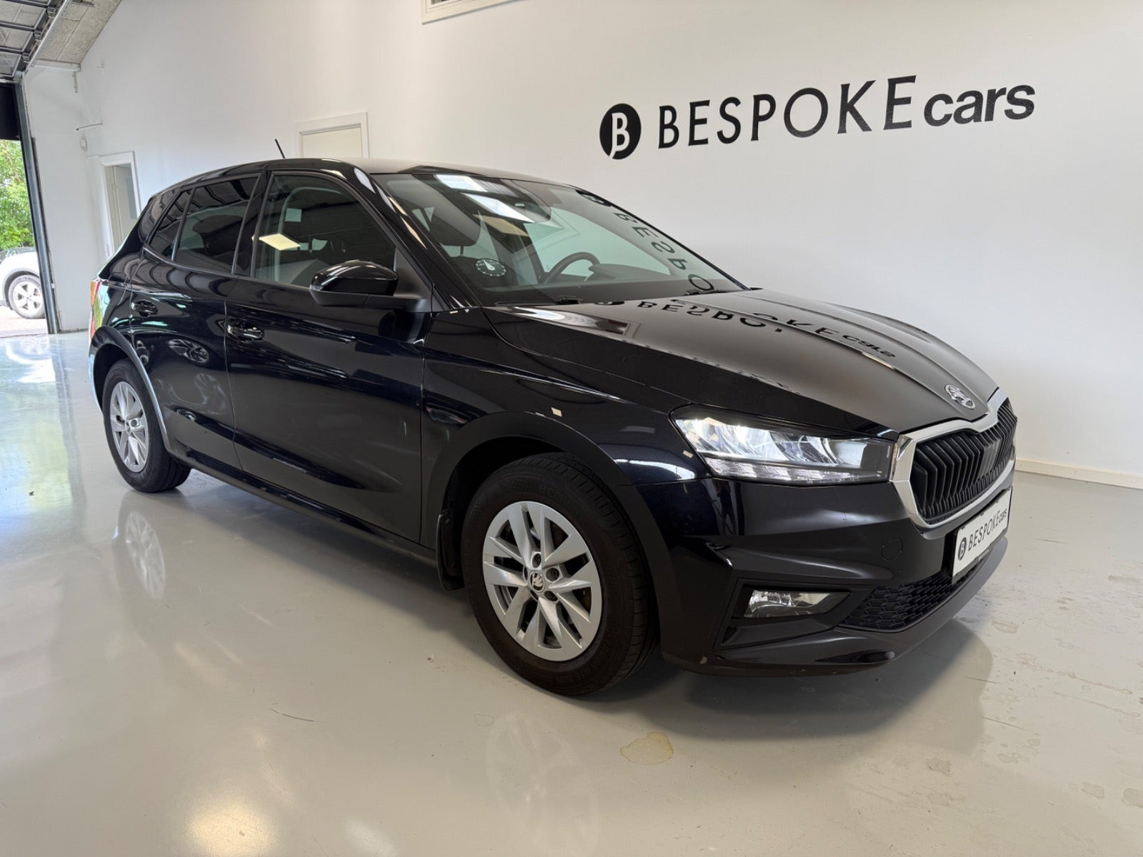 Sort Skoda Fabia fra 2023