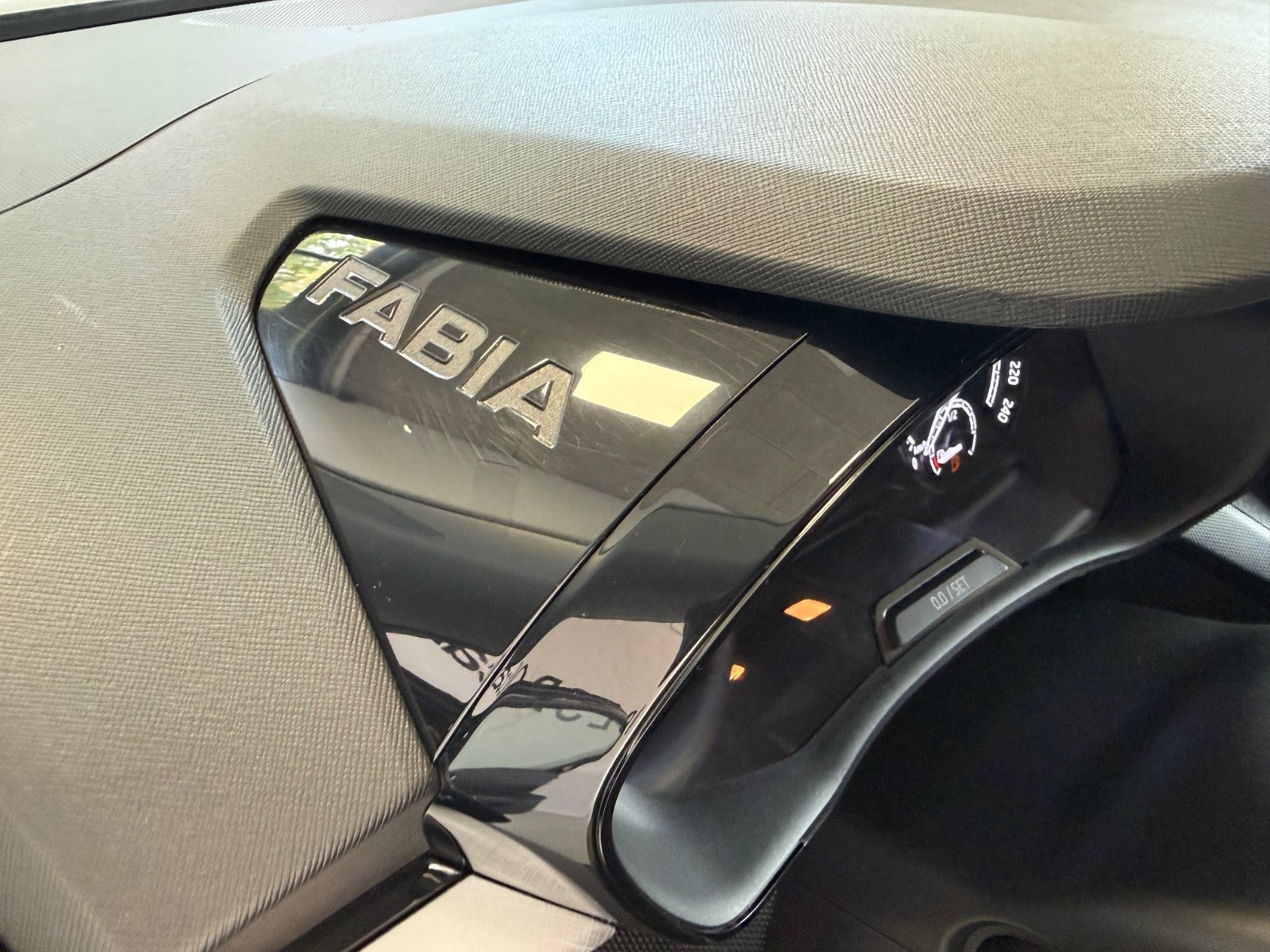 Sort Skoda Fabia fra 2023