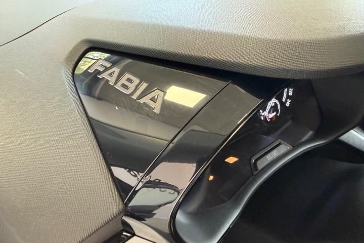 Sort Skoda Fabia fra 2023