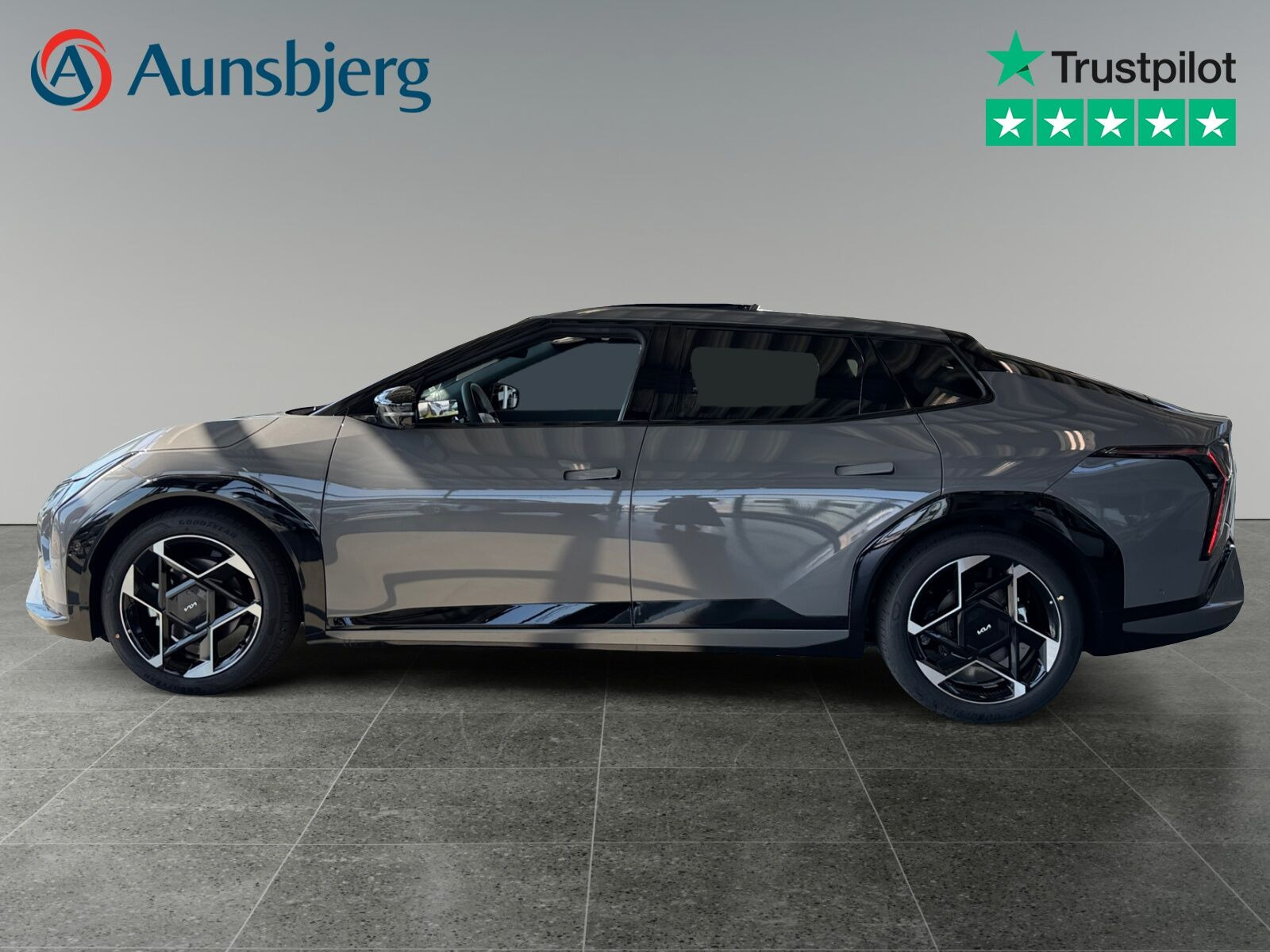 Grå Kia EV4 fra 2026