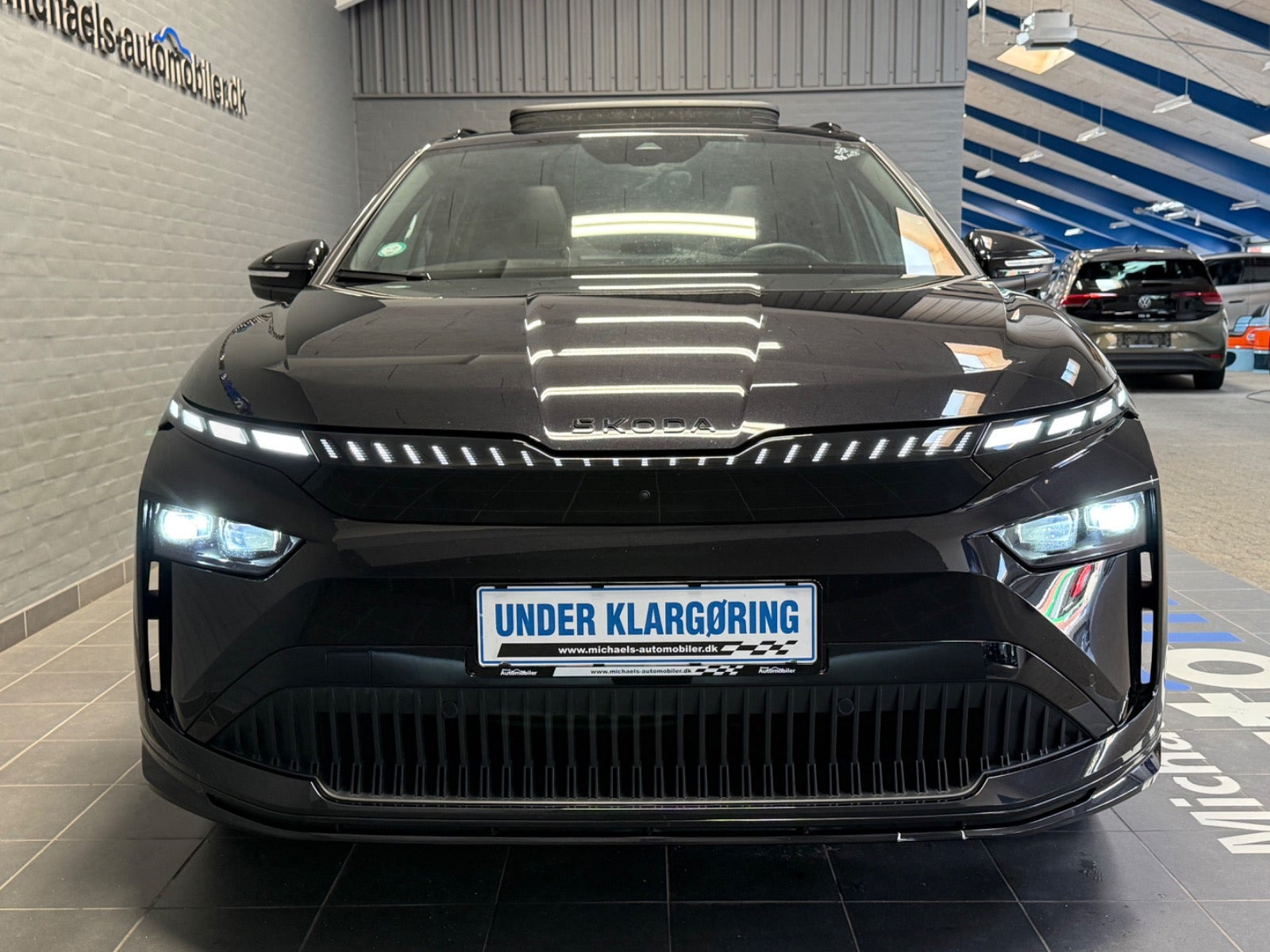 Sort Skoda Enyaq fra 2026