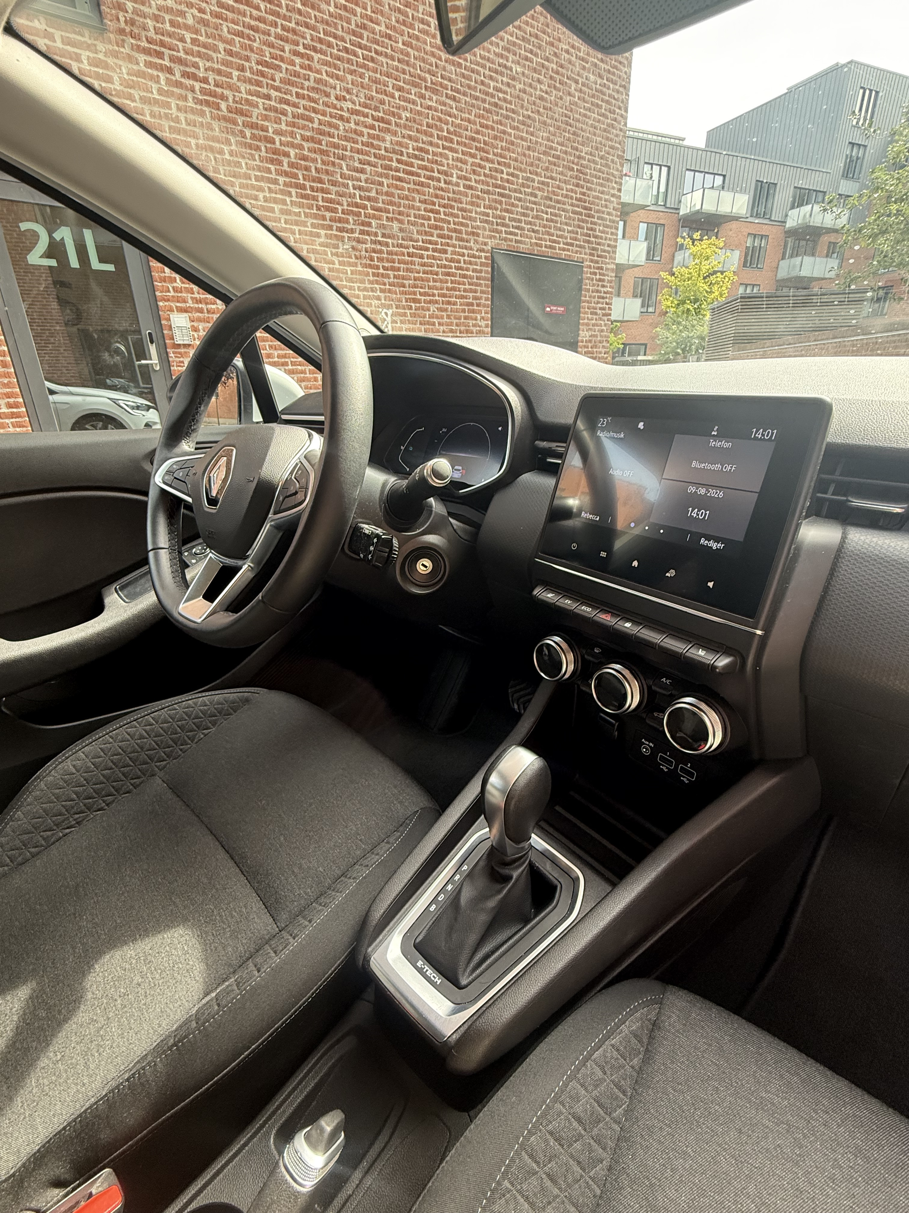 Hvid Renault Clio fra 2021