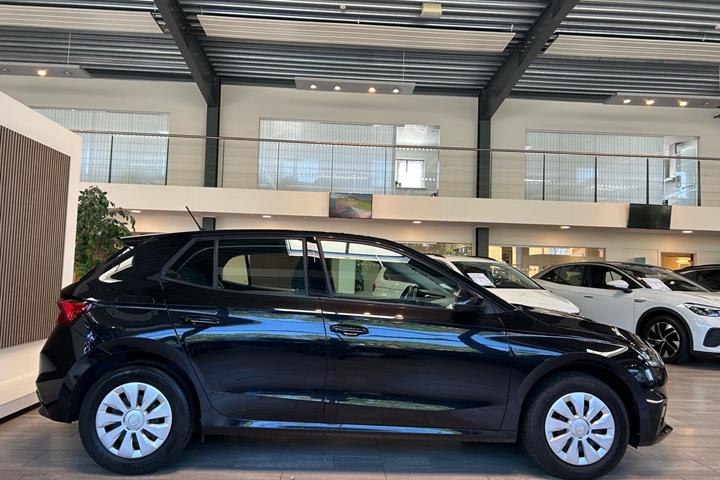 Sort Skoda Fabia fra 2023