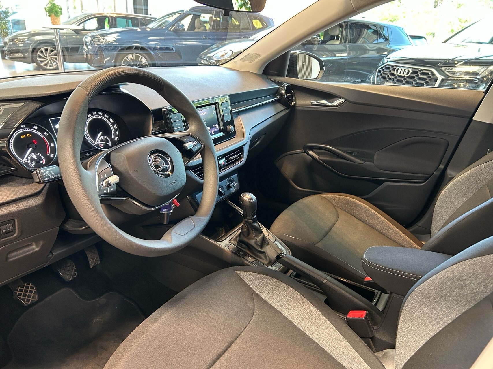 Sort Skoda Fabia fra 2023