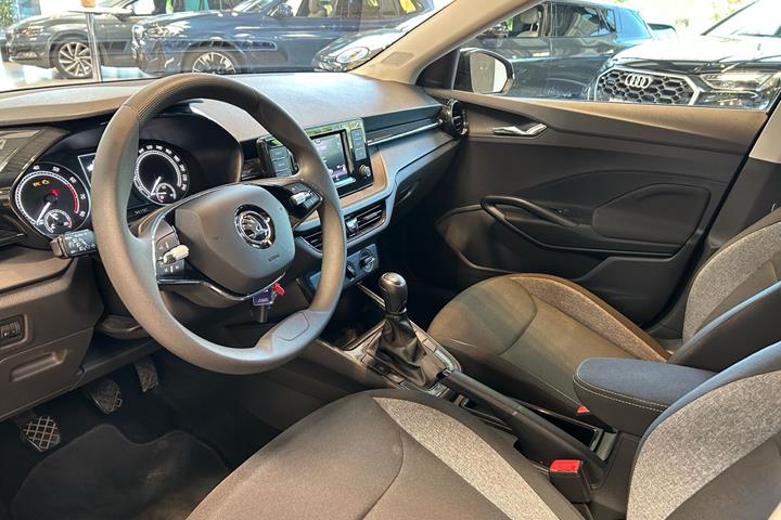 Sort Skoda Fabia fra 2023