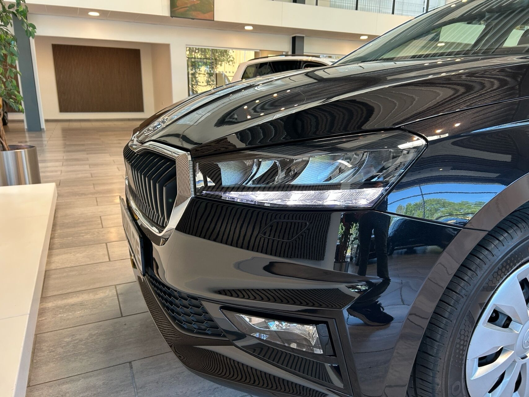 Sort Skoda Fabia fra 2023