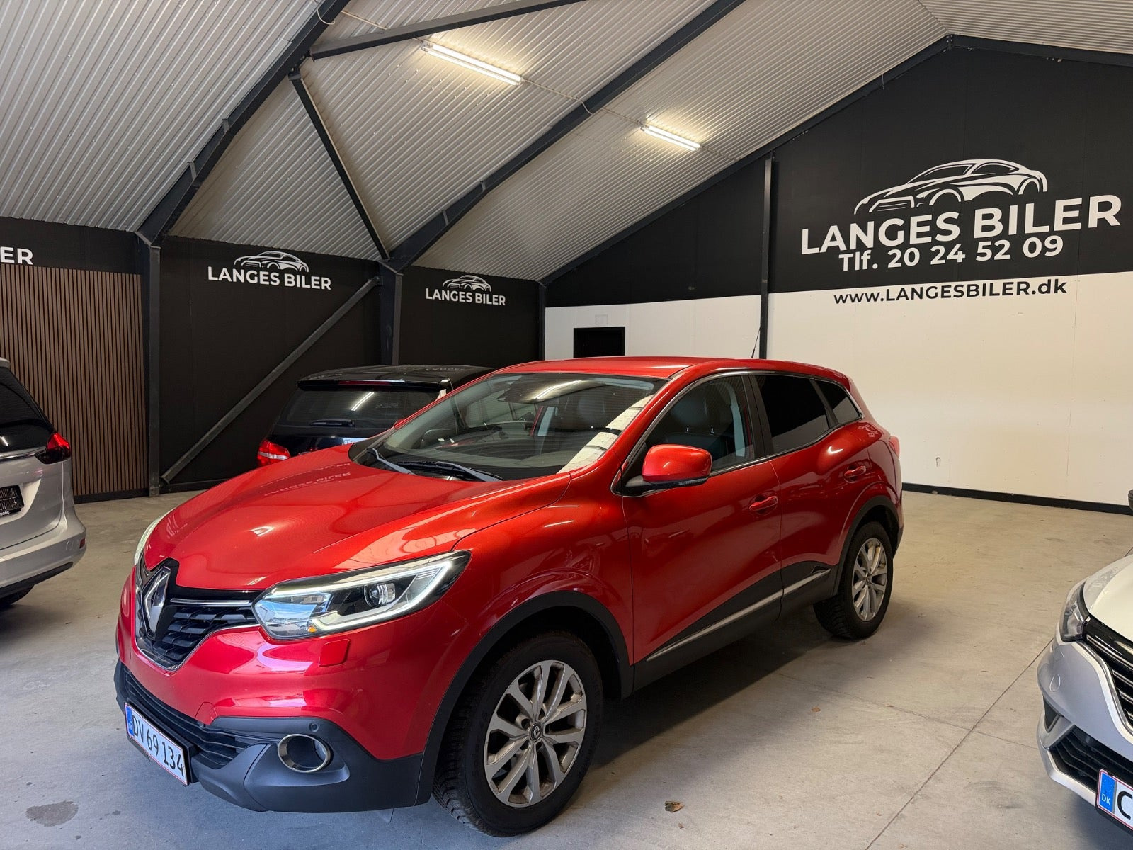 Rød Renault Kadjar fra 2016