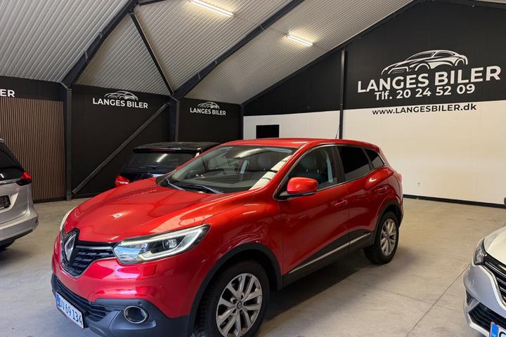 Rød Renault Kadjar fra 2016