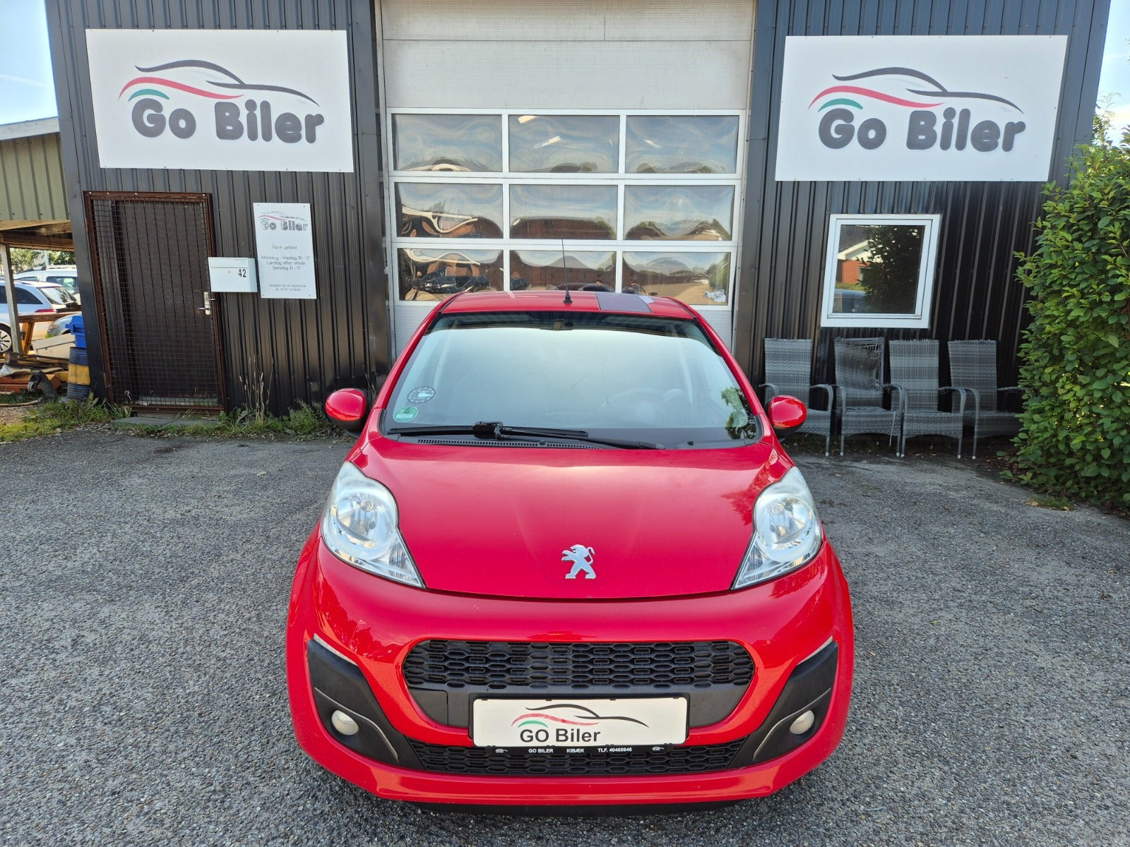 Grøn Peugeot 107 fra 2007