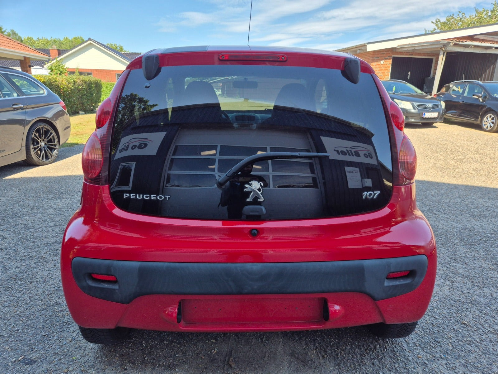 Grøn Peugeot 107 fra 2007