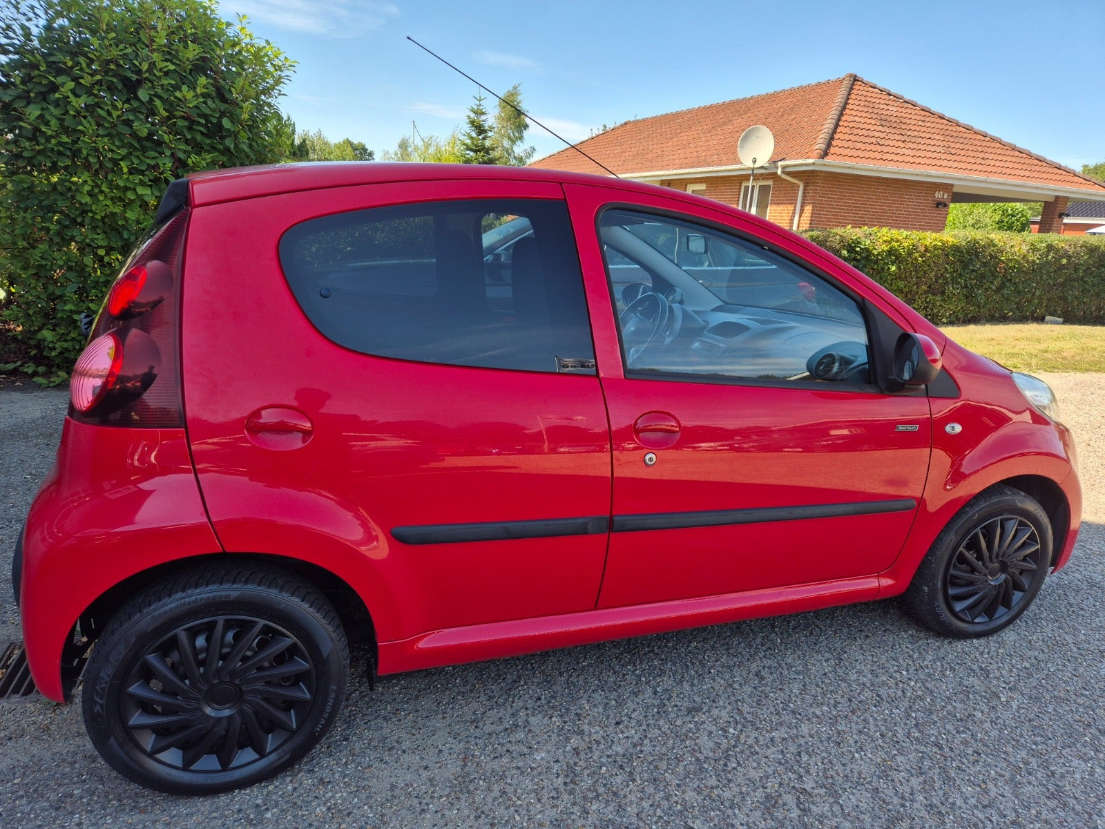 Grøn Peugeot 107 fra 2007