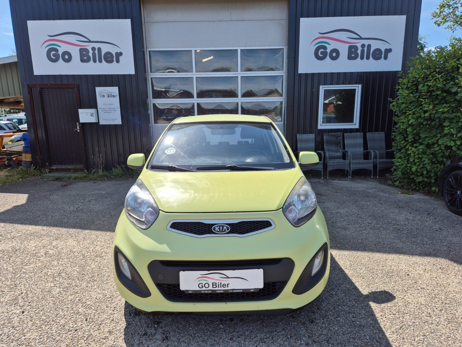 Grøn Kia Picanto fra 2012