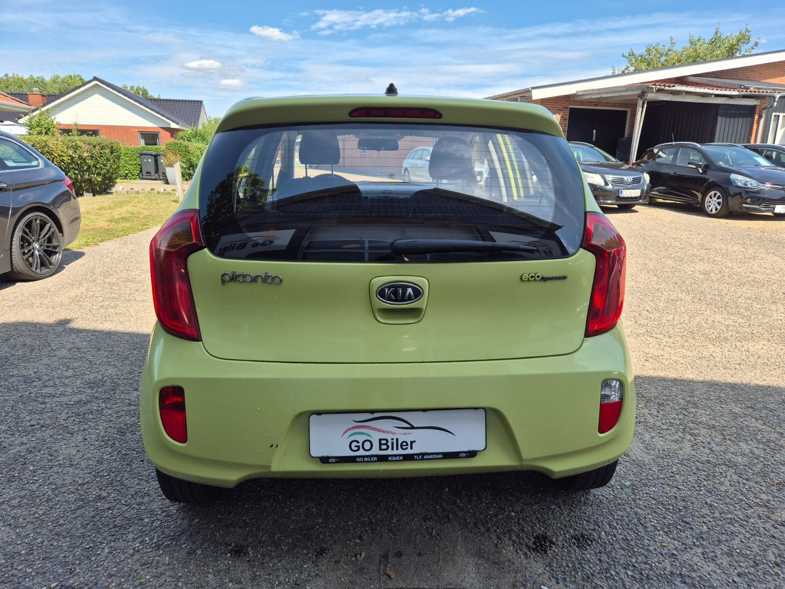 Grøn Kia Picanto fra 2012
