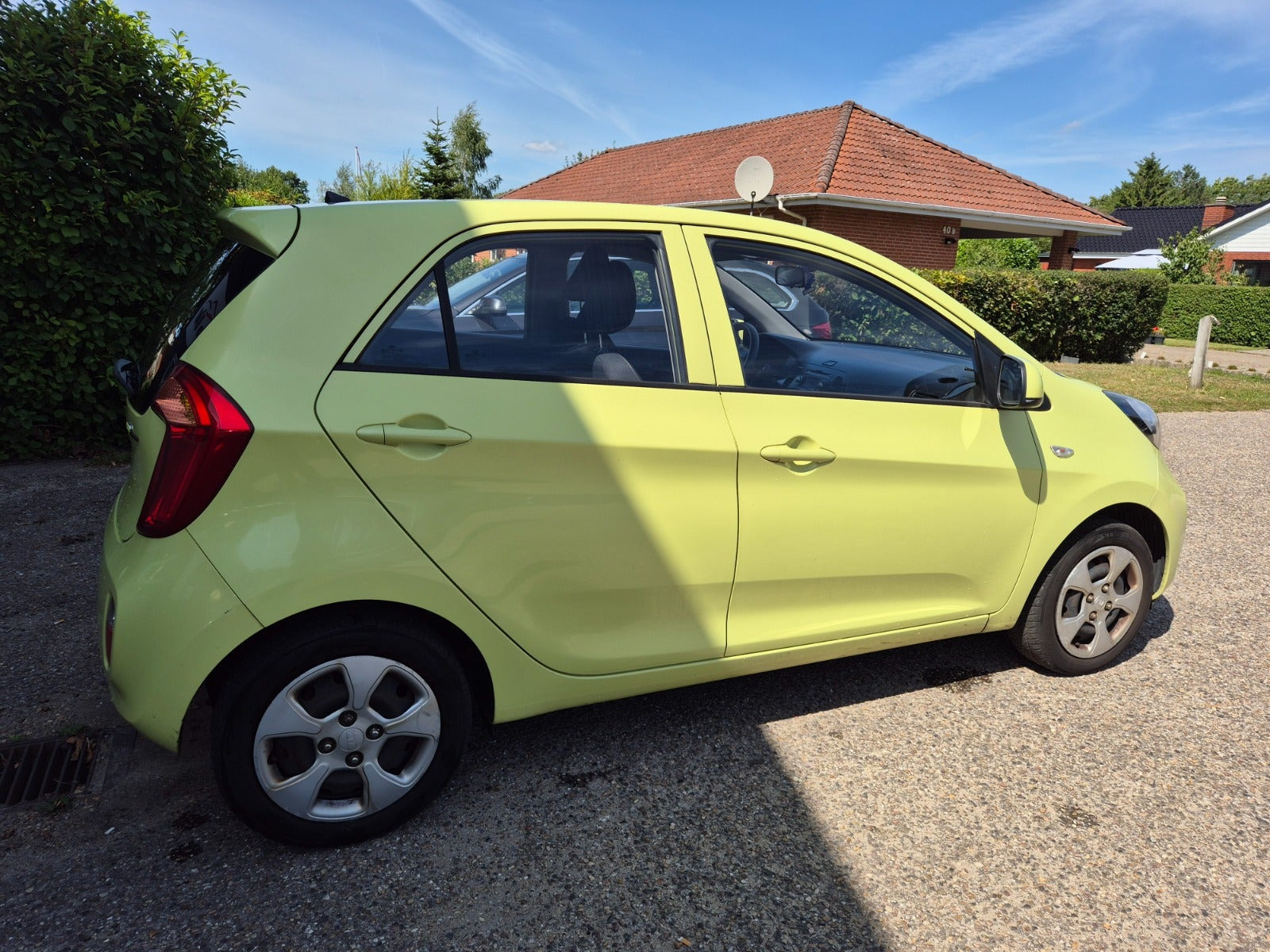 Grøn Kia Picanto fra 2012