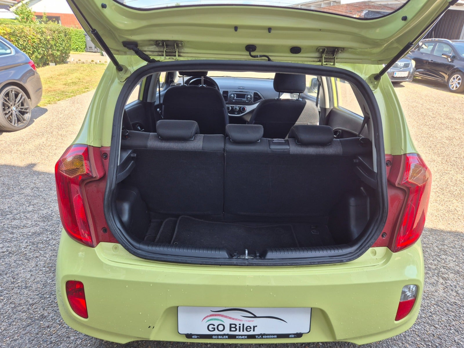 Grøn Kia Picanto fra 2012