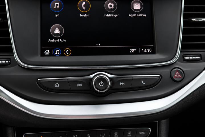 Sort Opel Astra fra 2020