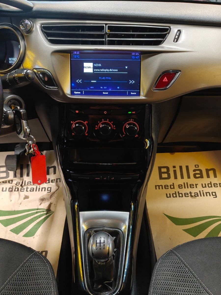DS 3 1.6 BlueHDi Manual, 5-trins, 99ps, 2017