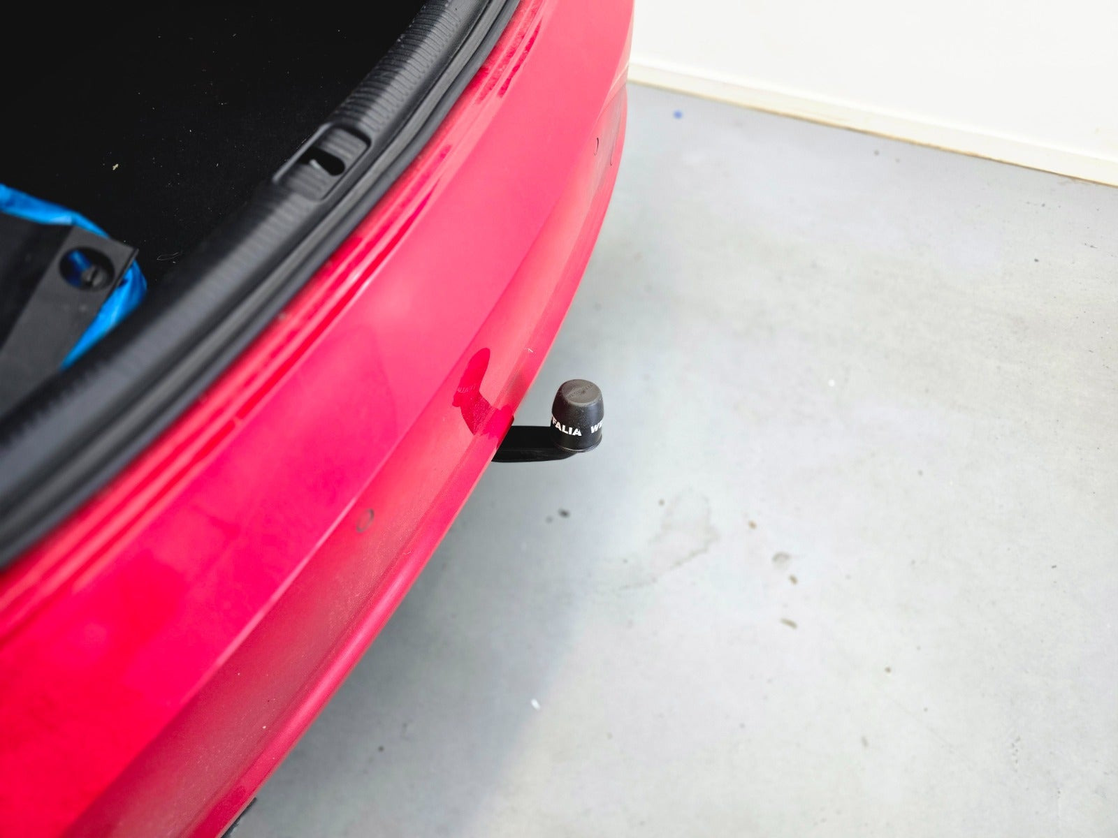 Rød Audi A3 fra 2016