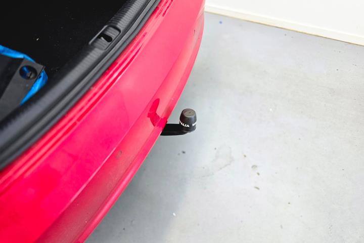 Rød Audi A3 fra 2016