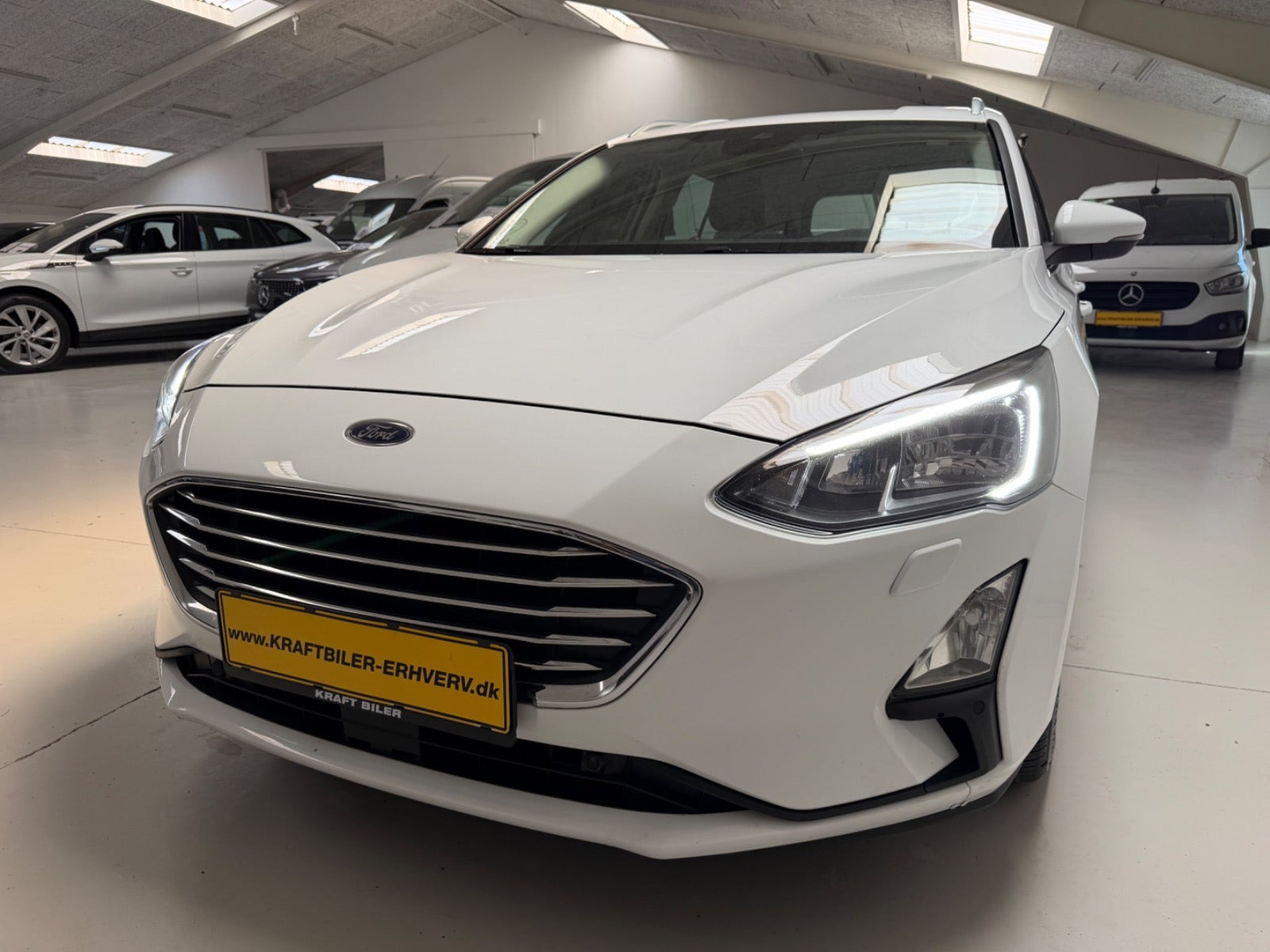Hvid Ford Focus fra 2021