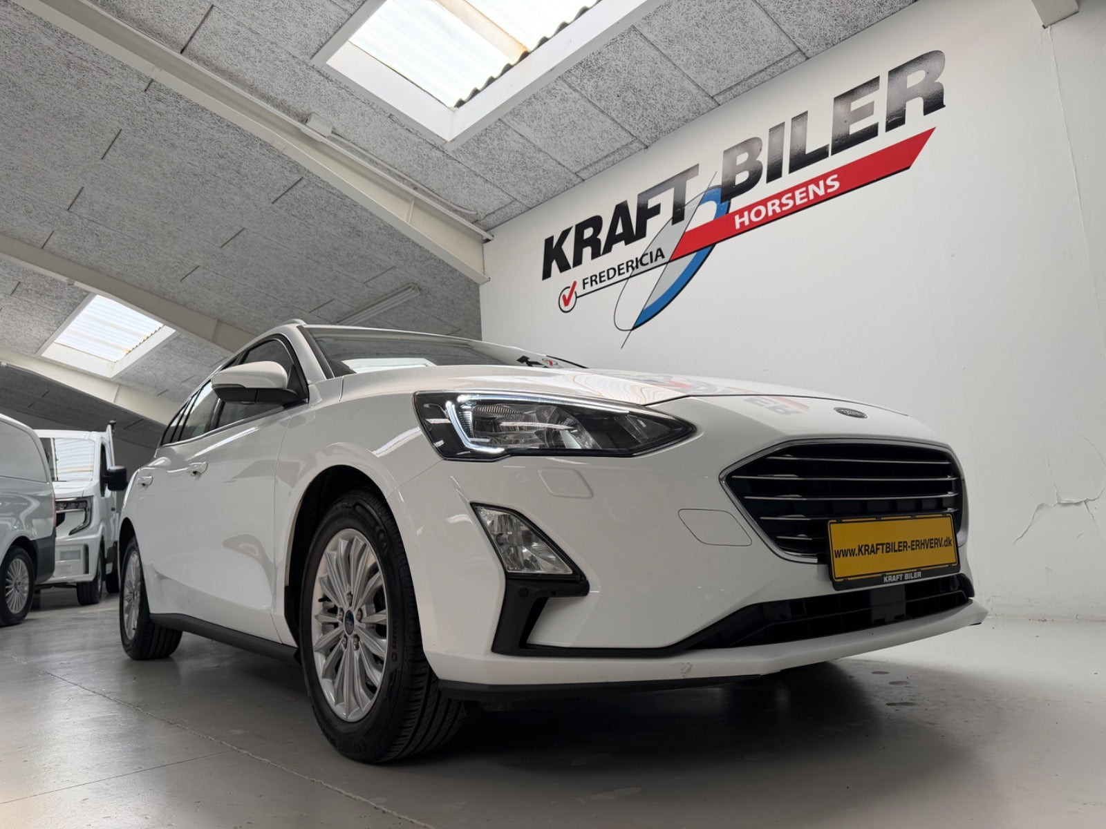 Hvid Ford Focus fra 2021