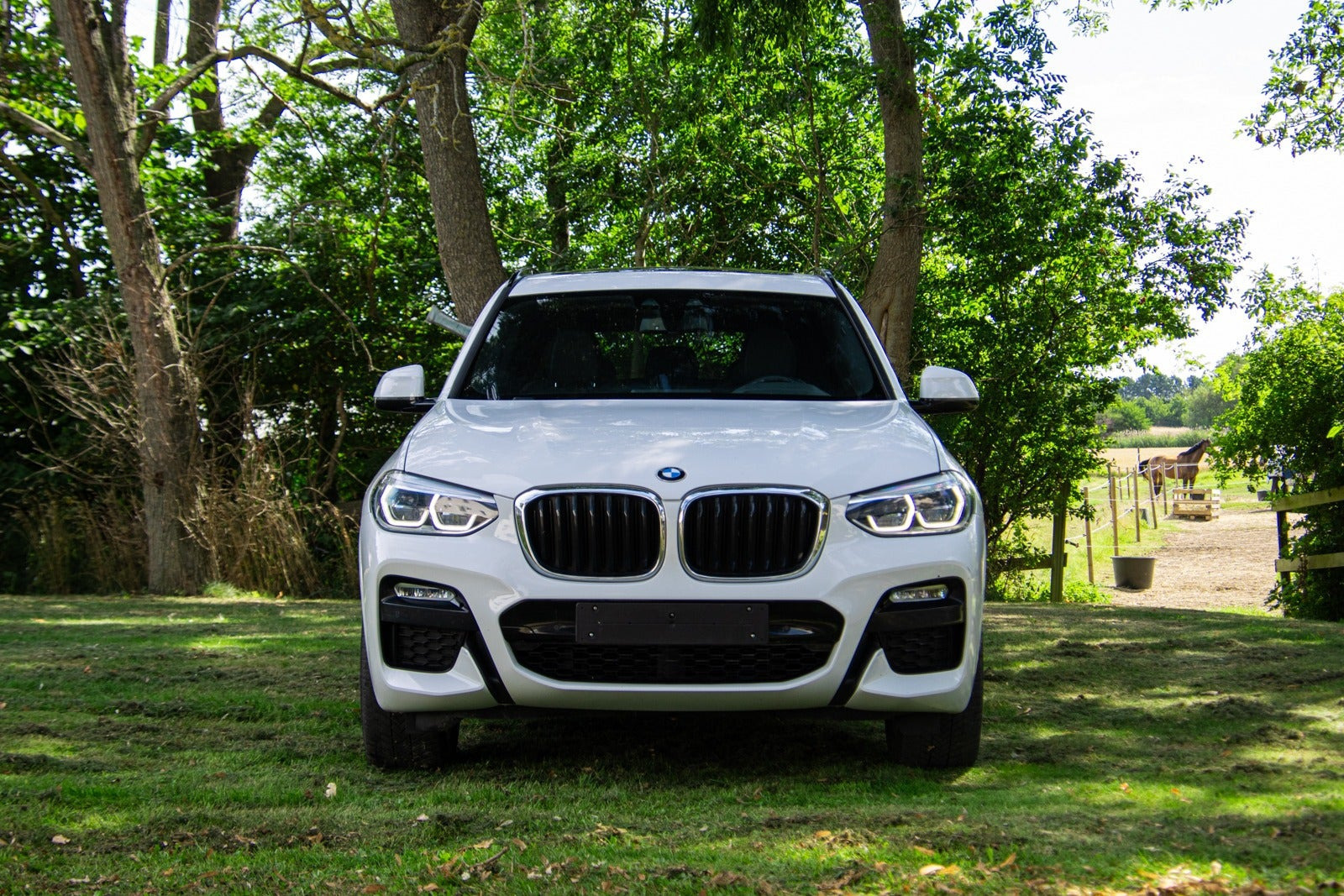 Hvid BMW X3 fra 2018