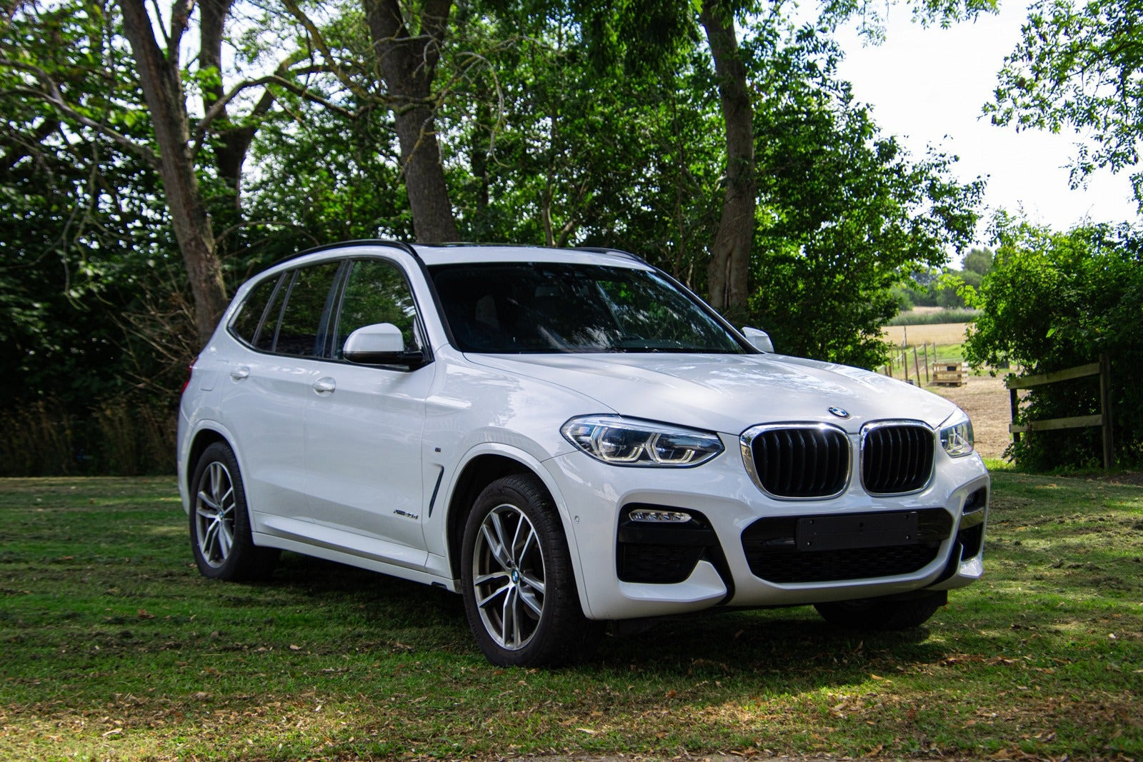 Hvid BMW X3 fra 2018