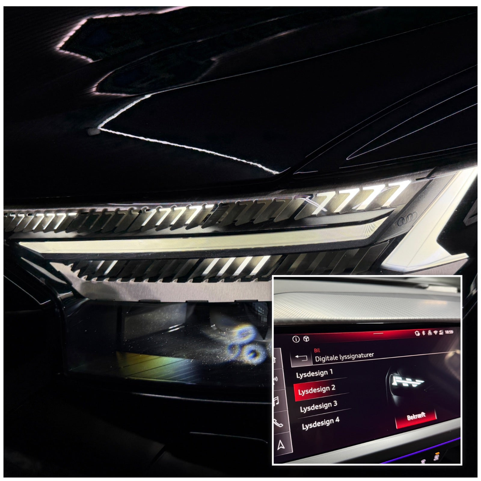 Sort Audi Q4 e-tron fra 2025