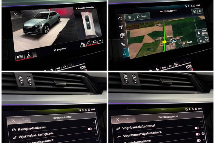 Grå Audi Q8 e-tron fra 2024