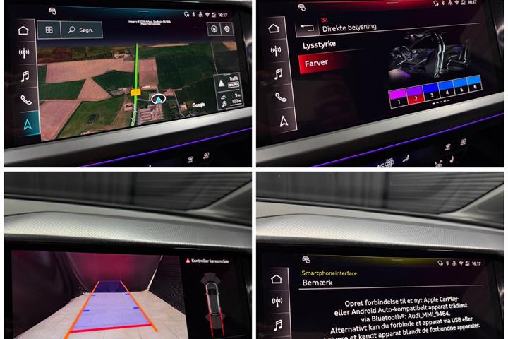 Grå Audi Q4 e-tron fra 2024