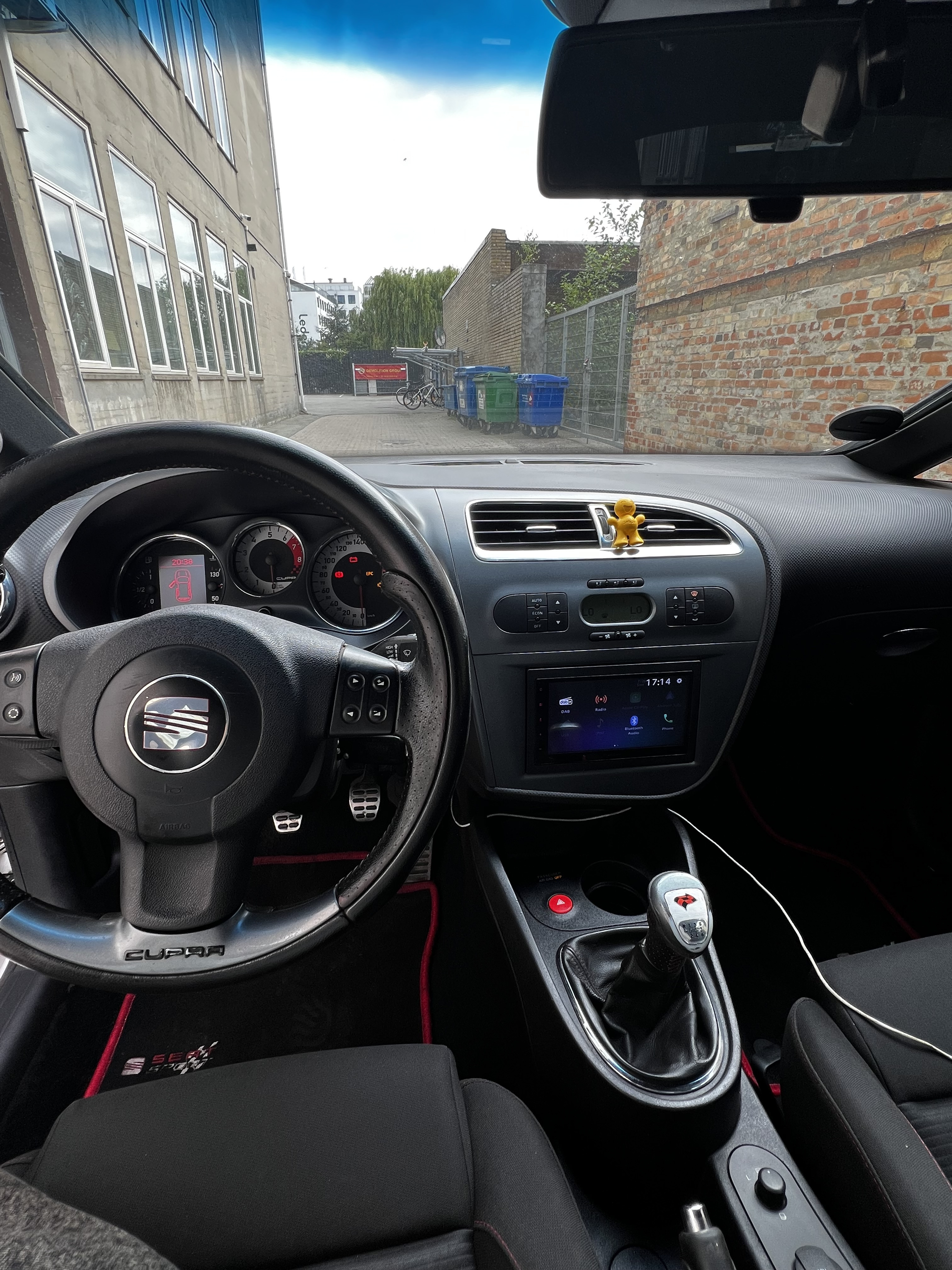 Hvid Seat Leon fra 2008