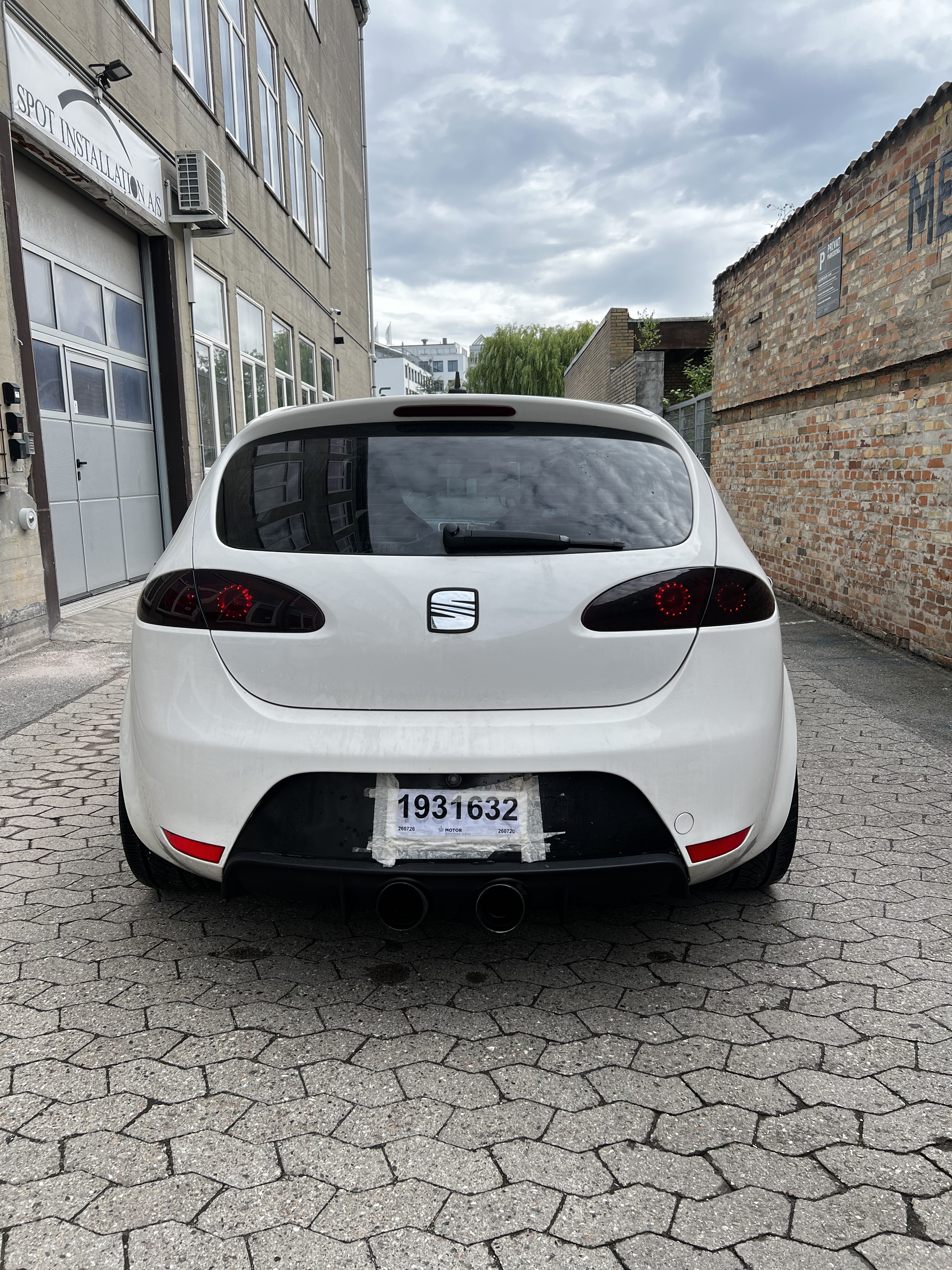 Hvid Seat Leon fra 2008
