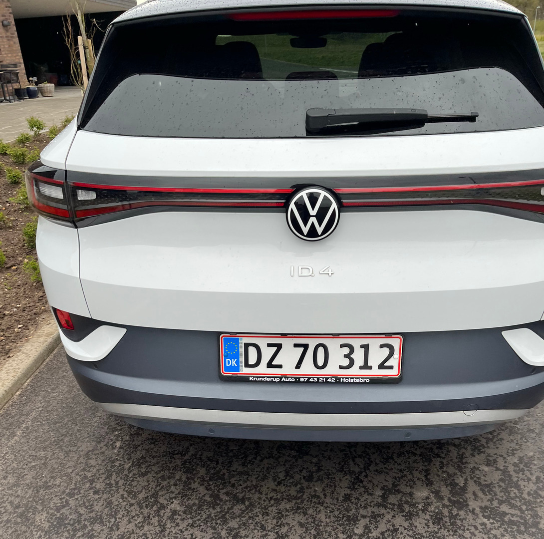 Hvid VW ID.4 fra 2021