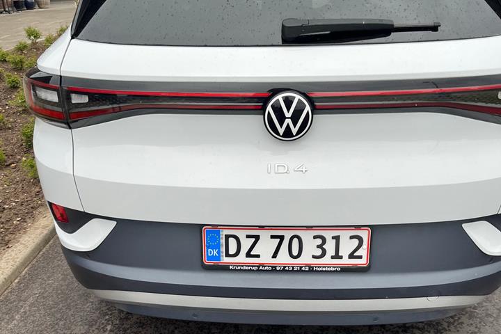 Hvid VW ID.4 fra 2021