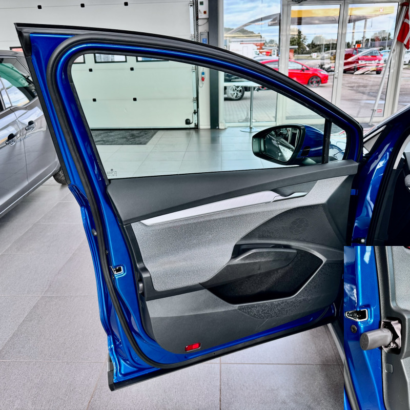 Blå Skoda Enyaq fra 2026