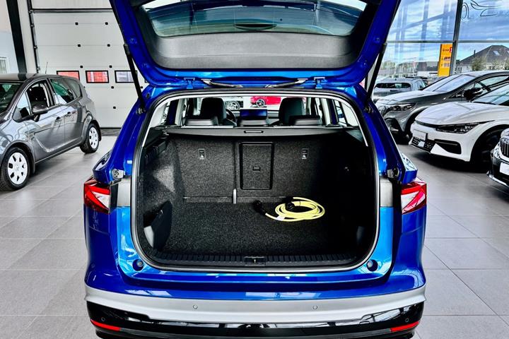 Blå Skoda Enyaq fra 2026