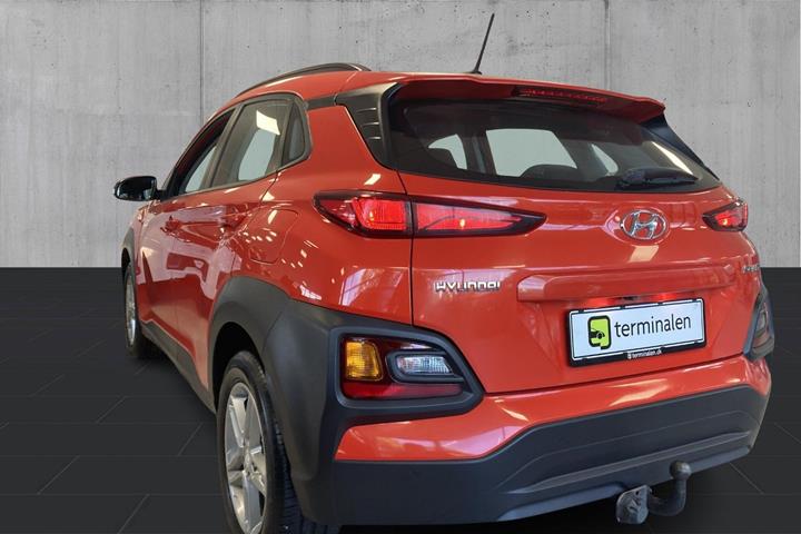 Orange Hyundai Kona fra 2020