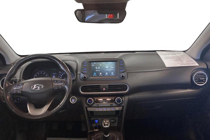Orange Hyundai Kona fra 2020