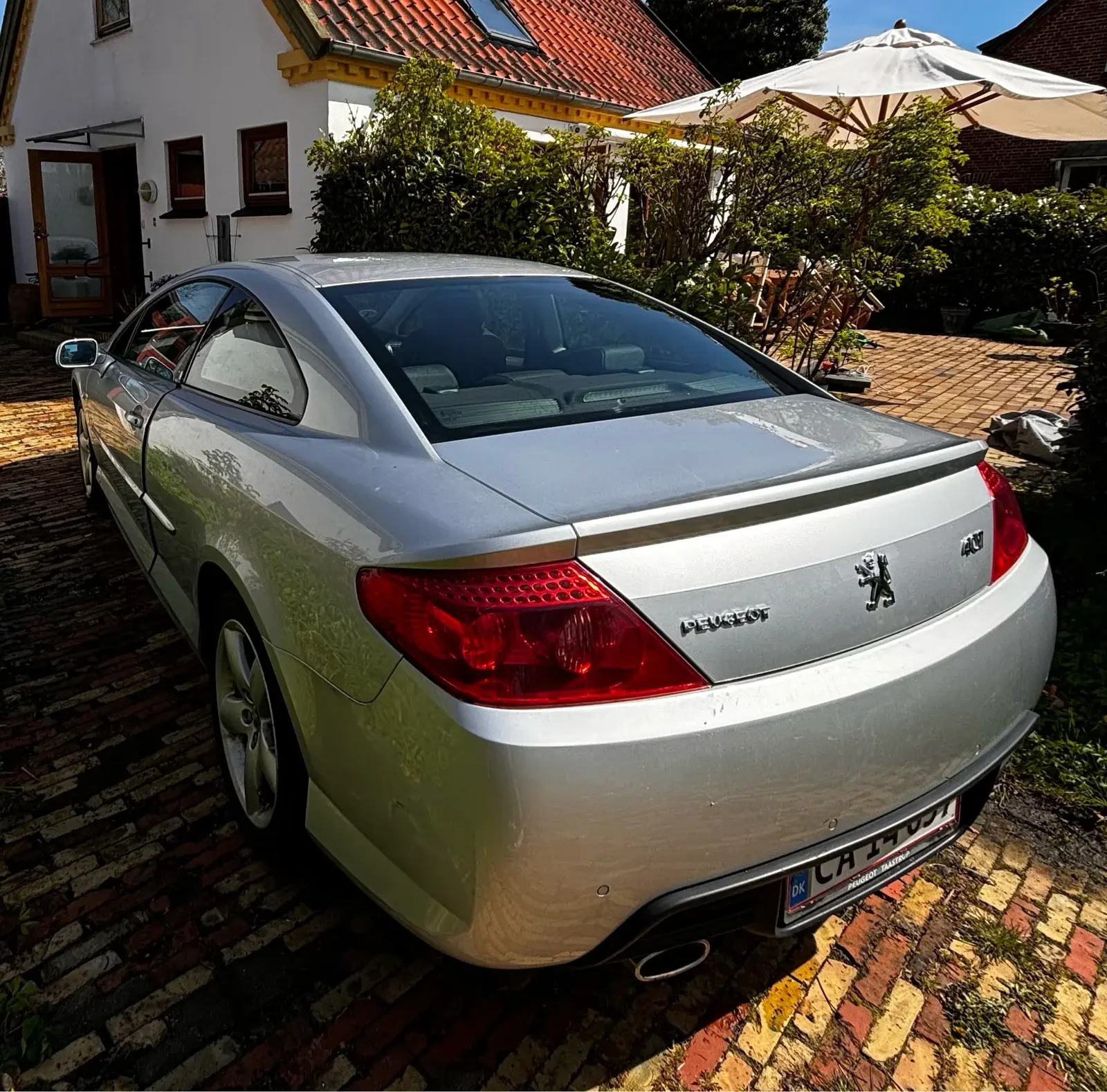 Sølv Peugeot 407 fra 2006