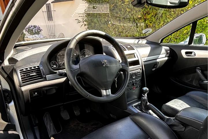 Sølv Peugeot 407 fra 2006