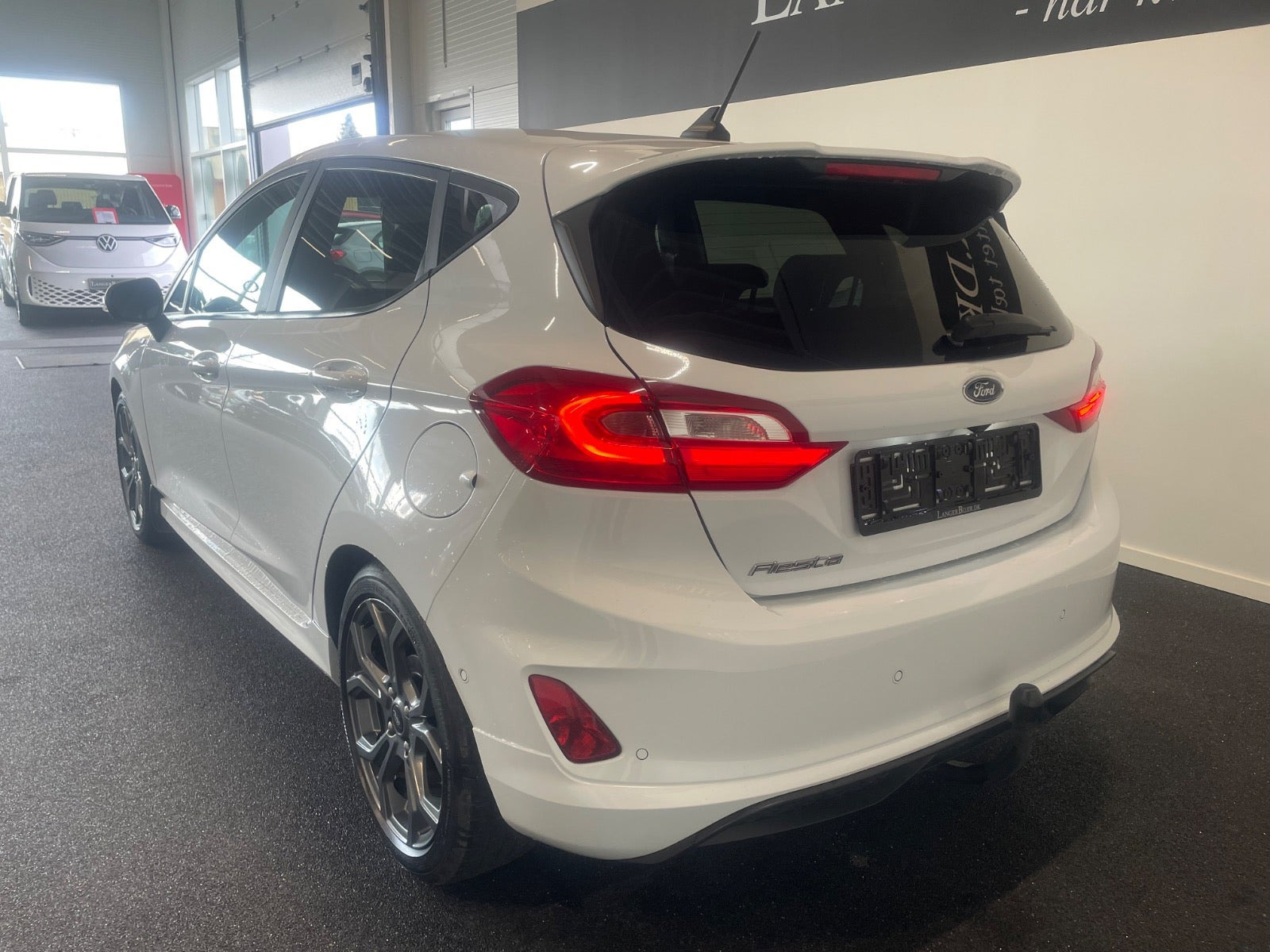 Hvid Ford Fiesta fra 2020