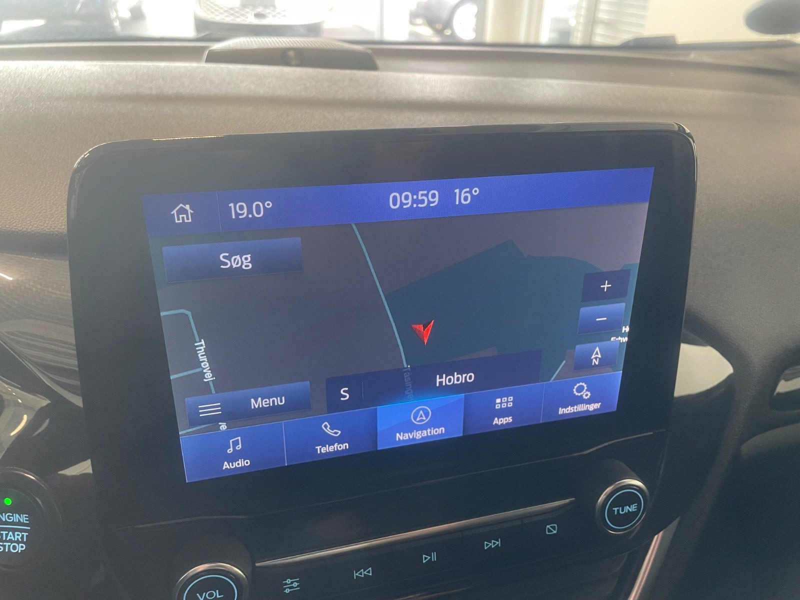 Hvid Ford Fiesta fra 2020