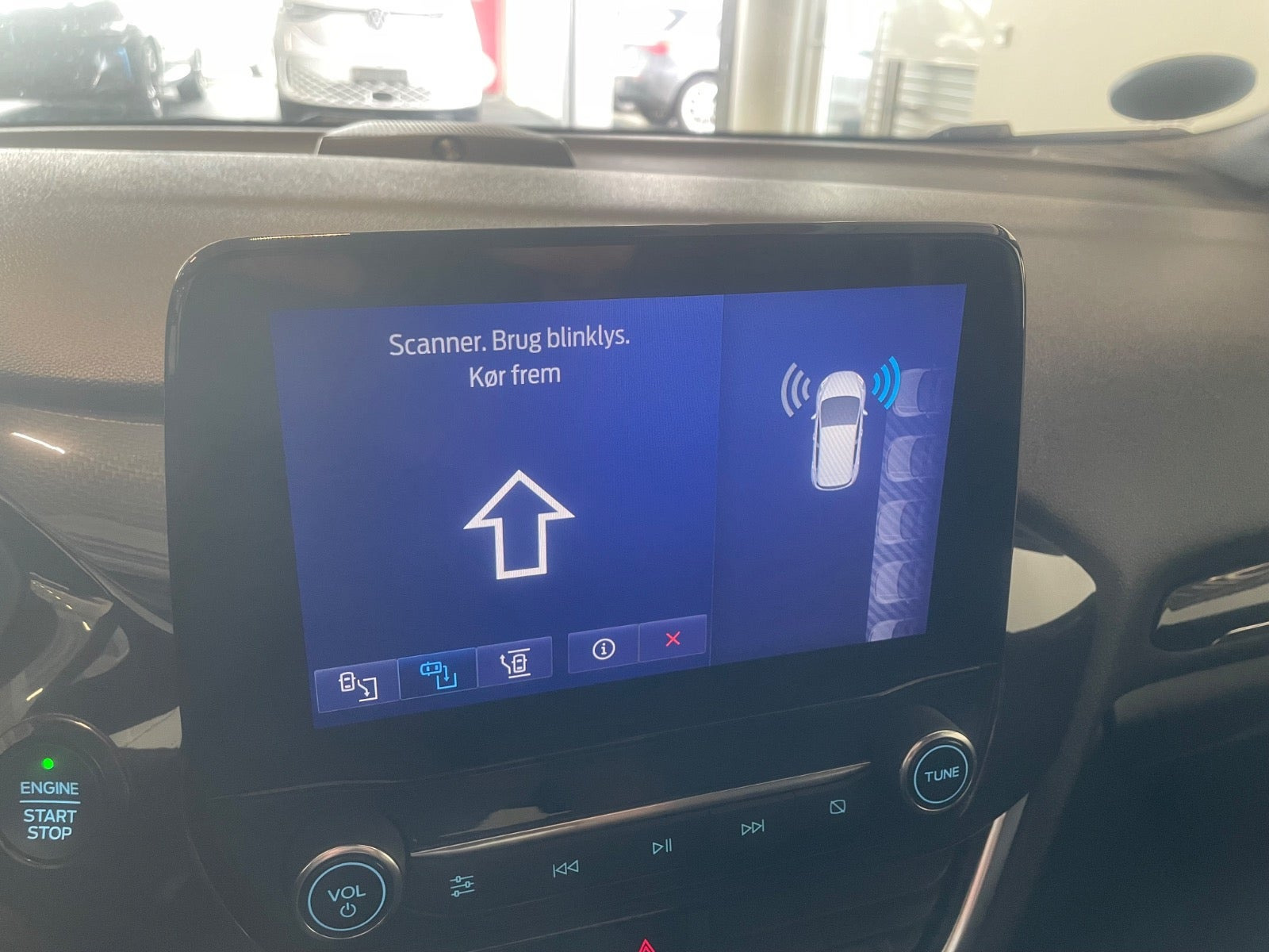 Hvid Ford Fiesta fra 2020