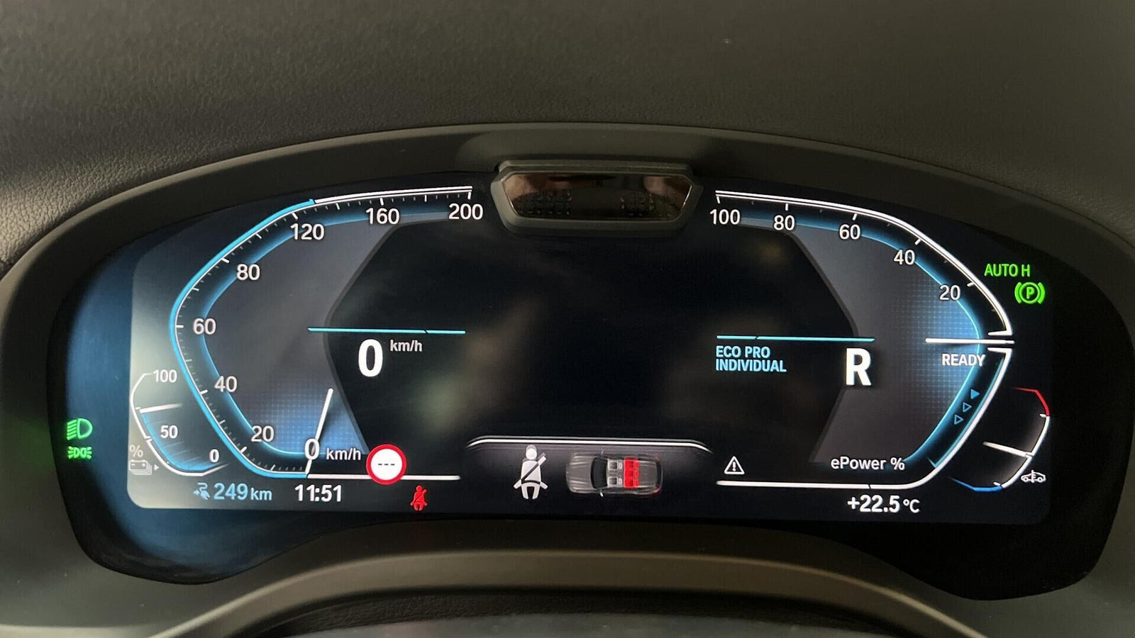 Grå BMW iX3 fra 2022