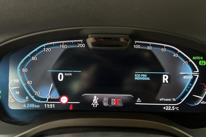 Grå BMW iX3 fra 2022