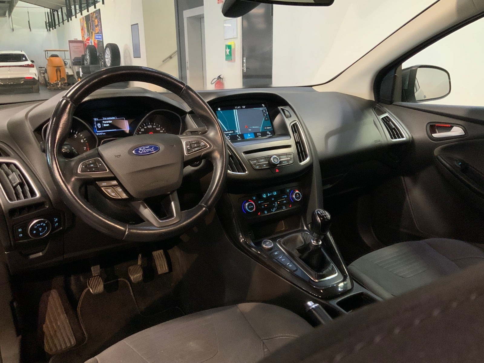 Grå Ford Focus fra 2018
